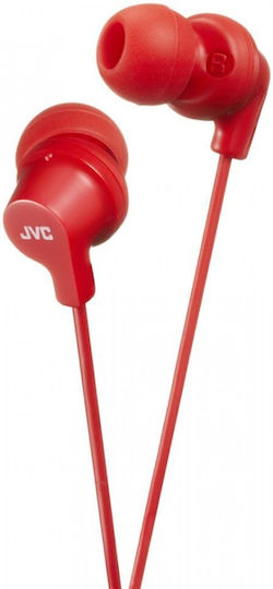 JVC Ακουστικά Ψείρες In Ear HA-FX10 Κόκκινα