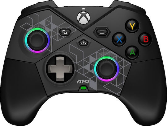 MSI Force Pro Wireless Gamepad για PC / Xbox One / Xbox Series Μαύρο