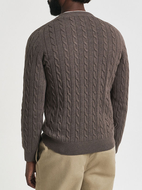 Long Sleeve Dark Brown Sweater