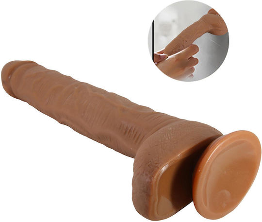 Ρεαλιστικό Dildo με Βεντούζα Flesh 28cm