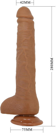 Ρεαλιστικό Dildo με Βεντούζα Flesh 28cm