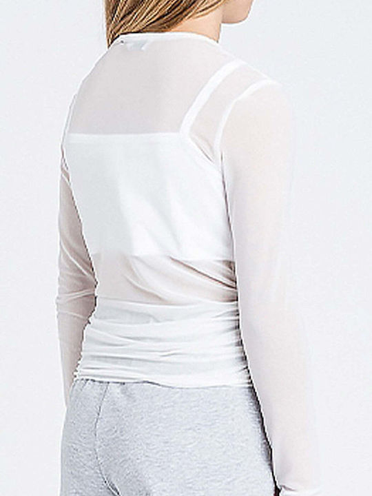 Kids' Bodysuit Long Sleeve White