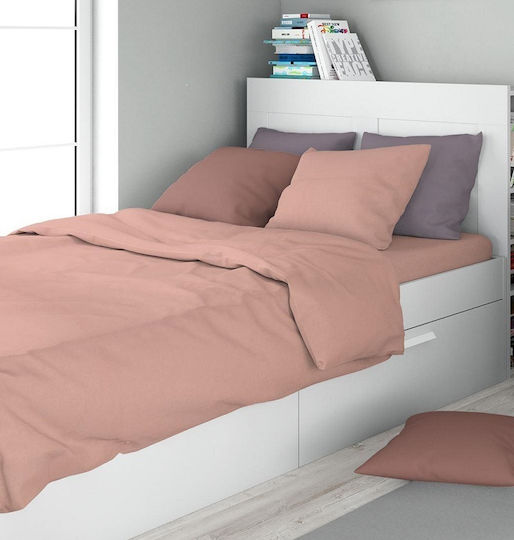 Dimcol Solid Μονό 160x240εκ. 503 Dusty Rose