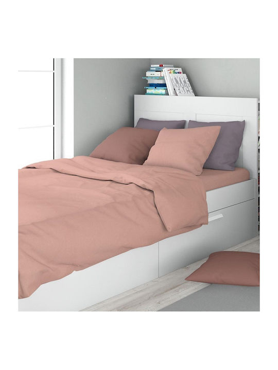 Dimcol Cearșaf Super dublu 220x240cm. Solid 503 Dusty Rose