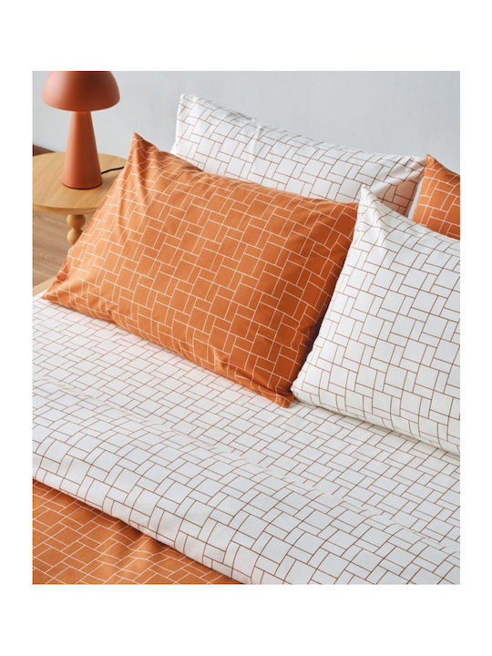 Kentia Duvet Cover Set Cotton King Size with 2 Pillowcases 265x245 Loft 06