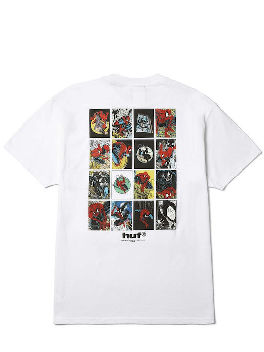 Huf X Marvel Spider-man Collector T-shirt Men’s White Ts02727-white Huf X Marvel Spider-man Collector T-shirt Men’s White Ts02727-white
