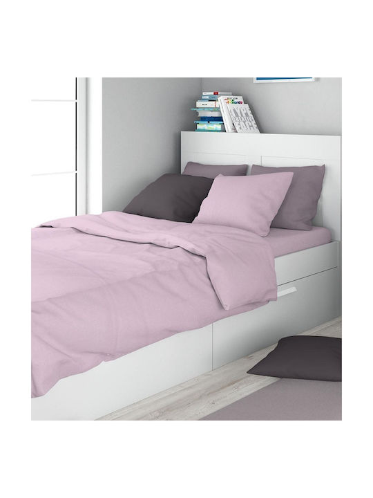 Dimcol Pillowcase with Envelope Cover Light Purple 50x70cm.