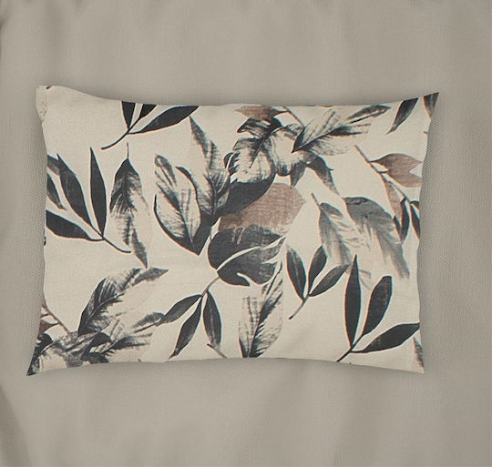 Dimcol Eurydice Pillowcase with Envelope Cover Ecru-black 50x70cm.
