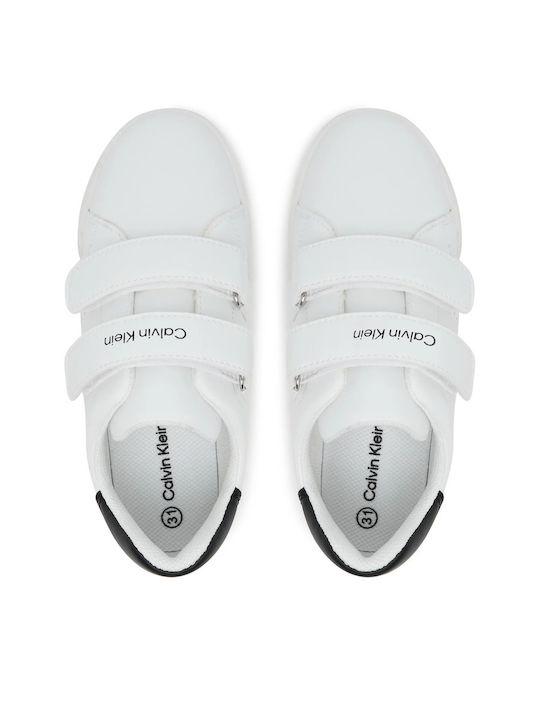 Παιδικά Sneakers με Σκρατς Λευκά