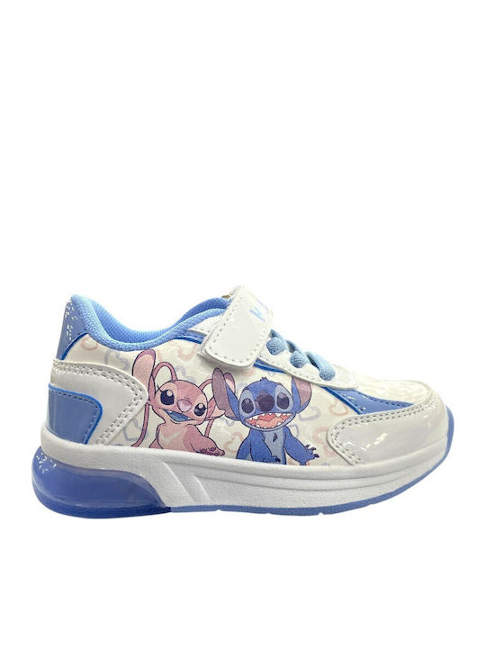 Stitch Kids Sneakers with Scratch & Lights Blue