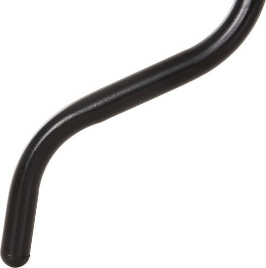 Metal Masa auxiliară pentru spații exterioare mici Figo Negru 45x45cm
