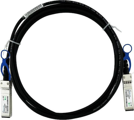 Zyxel Καλώδιο Οπτικής Ίνας SFP+ 1m Μαύρο