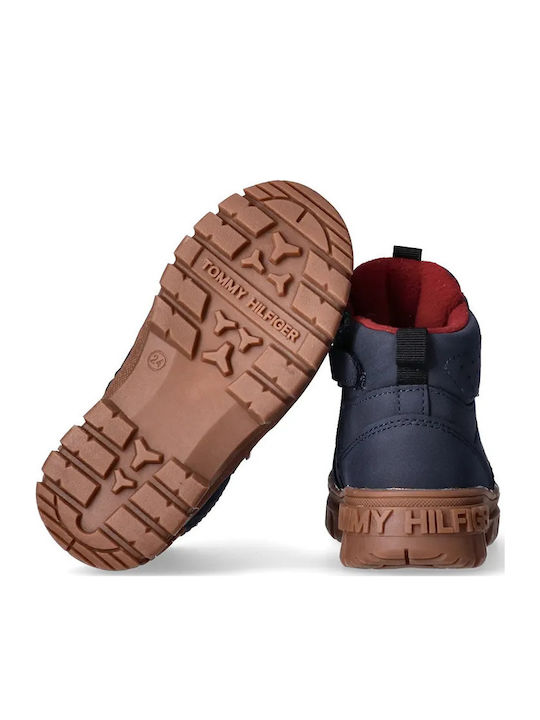 Kids Boots with Zipper Blue