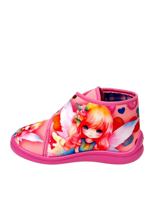 Kids Slippers Boots Pink