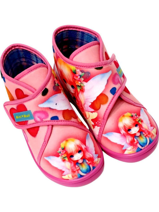 Kids Slippers Boots Pink