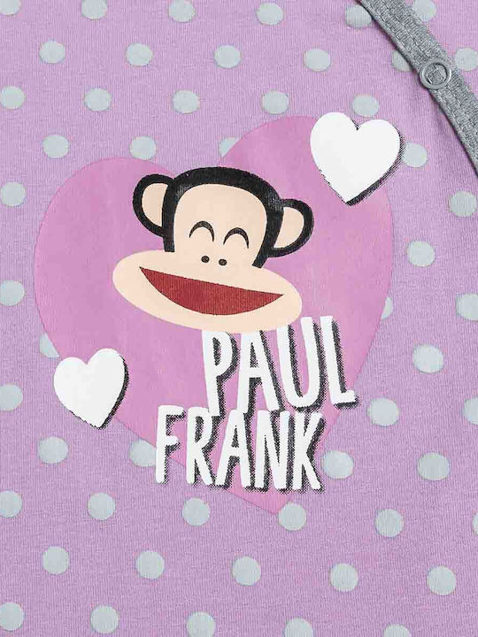 Paul Frank Baby Bodysuit Long-Sleeved Lilac