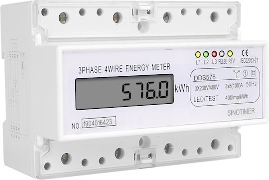 Sinotimer Instrument De Măsurare Panou Electric Digital Șină Trifazat