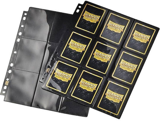 Dragon Shield Japanese Size 18-Pocket Pages Display Yu-Gi-Oh Card Pages 9-Pocket Japanese Size Transparent