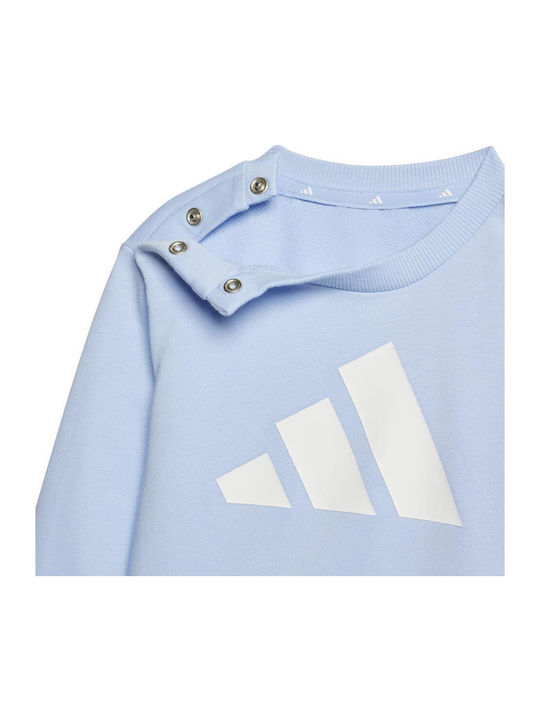 Παιδικό Σετ Φόρμας Light Blue/navy 2τμχ Essentials Big Logo French Terry