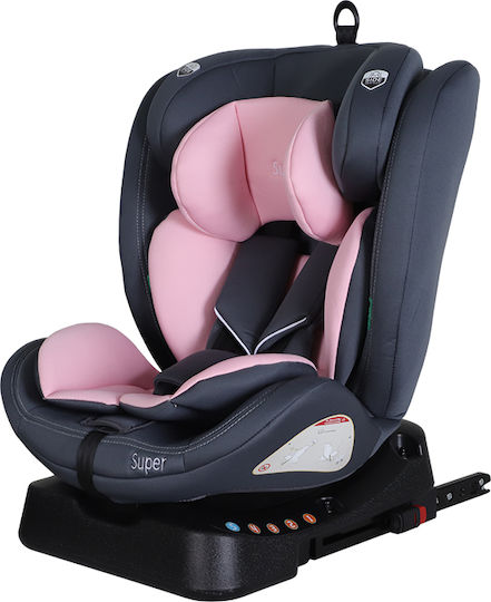 Super Baby Car Seat i-Size with Isofix Pink 0-36 kg