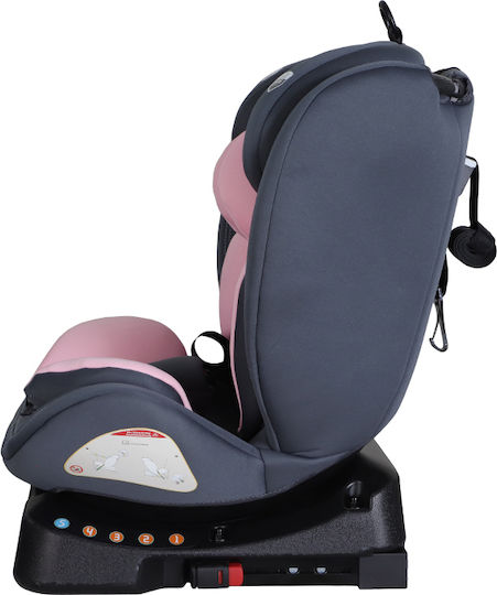 Super Baby Car Seat i-Size with Isofix Pink 0-36 kg