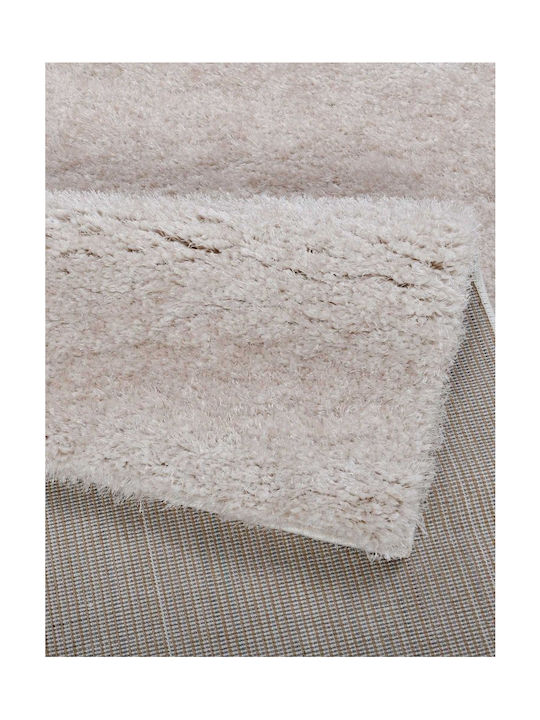 Madi Fuzzio Χαλί Ορθογώνιο Shaggy L. Beige 133x190cm