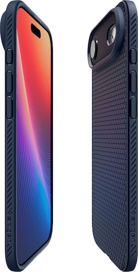 Spigen Liquid Air Umschlag Rückseite Silikon Blau (iPhone Air)
