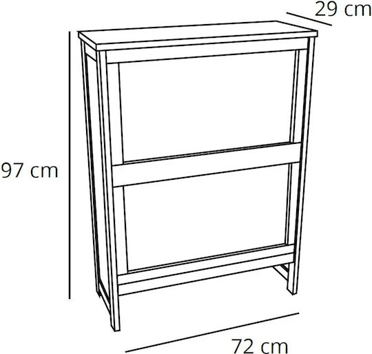 Suport pentru pantofi din Lemn Masiv Grazia L72xW29xH97cm