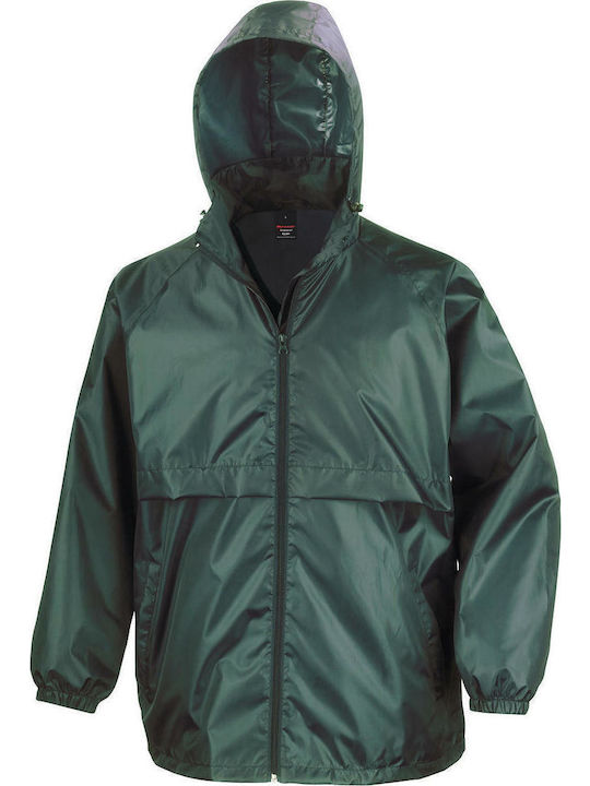 Μπουφάν Αδιάβροχο και Αντιανεμικό Bottle Green