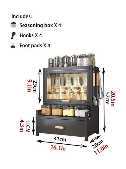 Tabletop Metal Base Black