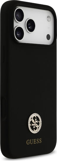 Guess Back Cover Silicone Black (iPhone 17 Pro Max)