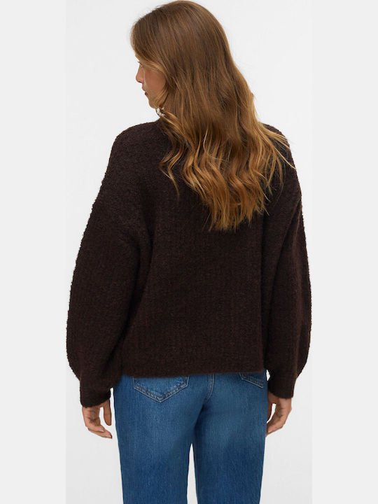 Carmen Damen Pullover Dark Brown