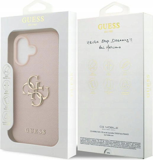 Guess Back Cover Σιλικόνης / Πλαστικό Ροζ (iPhone 17)