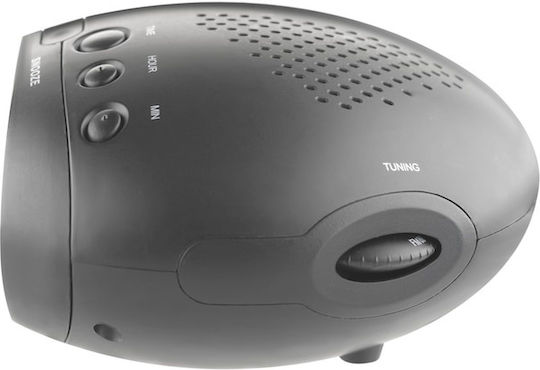 Tisch-Digitaluhr mit Wecker & Radio Schwarz FOX385101