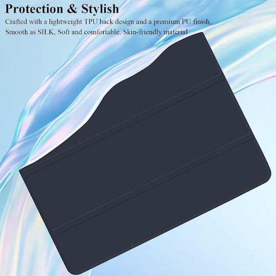 Husă Ultra Slim pentru OnePlus Pad Lite 11.0" 2025 Silicon TPU Smart Cover Neagră