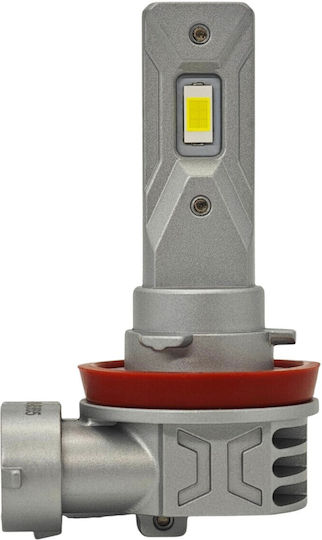 Led Bulb H9 12-24v Canbus Csp White Strong 2 Pcs New
