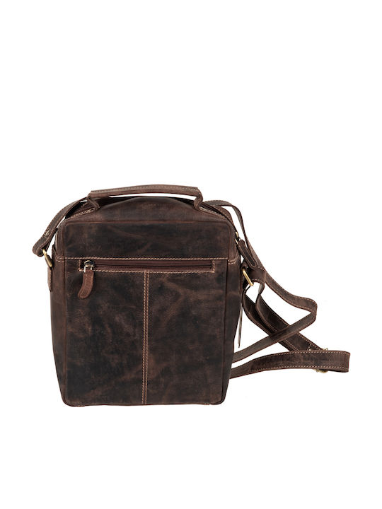 Leather Men's Bag Shoulder / Crossbody Brown