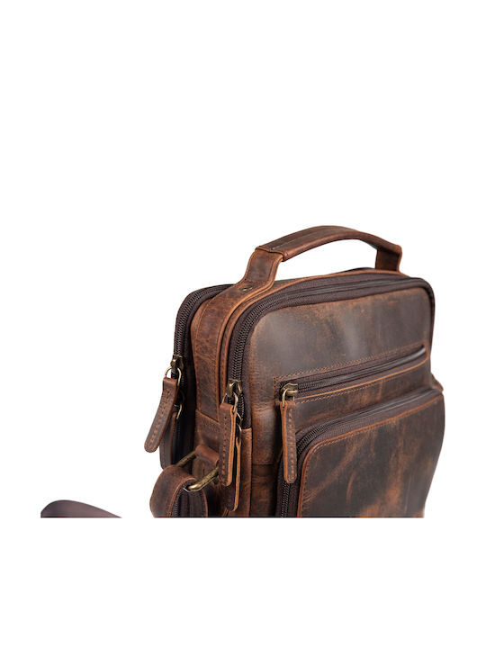 Leather Men's Bag Shoulder / Crossbody Brown
