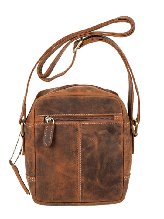 Leather Men's Bag Shoulder / Crossbody Tabac Brown