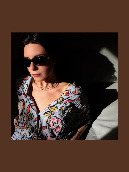 Theodora's Jewellery Necklace From Gold Plated Steel