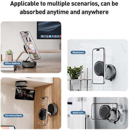 Car Mobile Mount with Magnet Gray