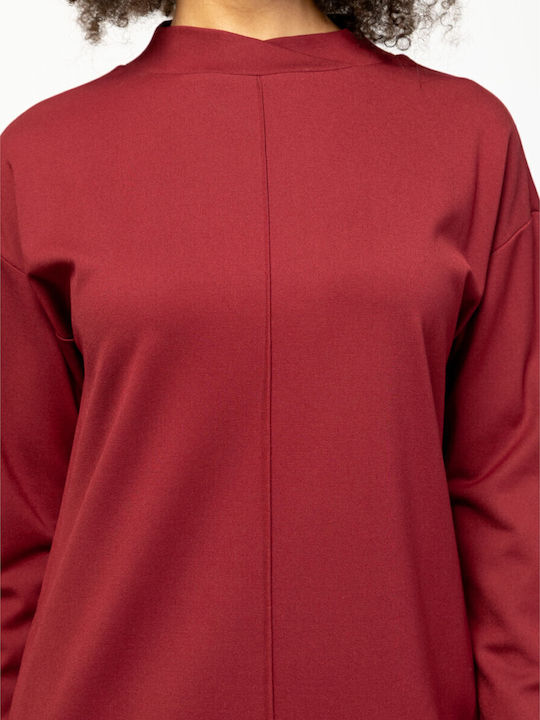 Mini Dress Burgundy