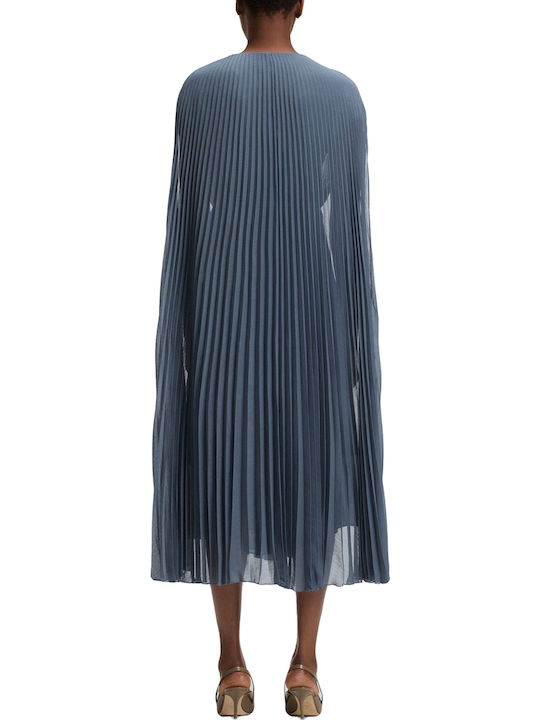 Midi Dress for Wedding and Christening Blue