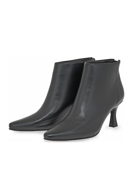 Women's Ankle Boots with Medium Heel Black