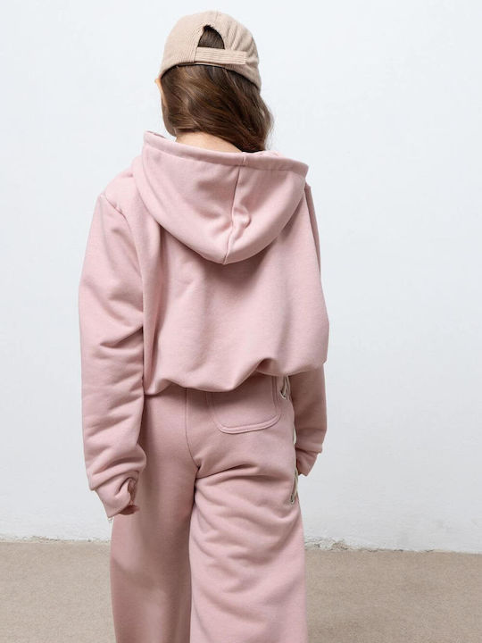Kids Sweatpants Set Pink