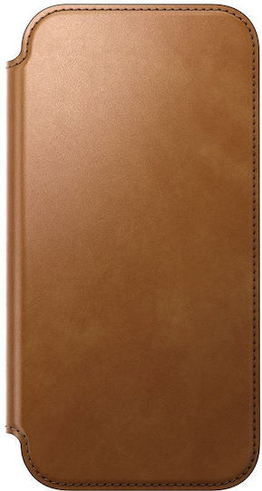 Nomad Modern Back Cover Leather 2mm Brown (iPhone 17 Pro Max)