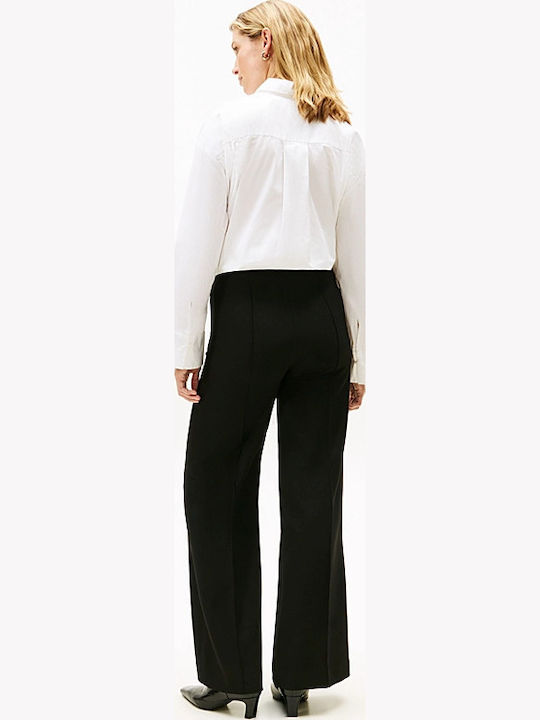 Women's Fabric Trousers Black