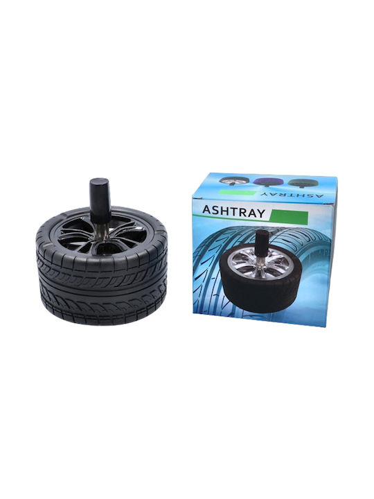 Μεταλλικό Τασάκι Αντιανεμικό Spin Σχέδιο Car Tyre Μεταλλικό Τασάκι Αντιανεμικό Spin Σχέδιο Car Tyre