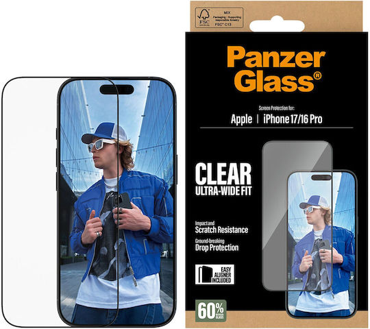 PanzerGlass Screen Protector (iPhone 17 / 17 Pro / 16 Pro)