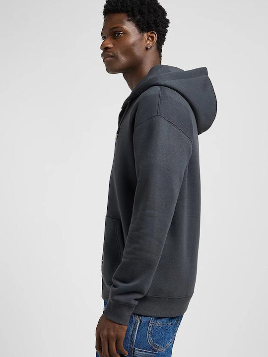 Яке с Качулка Washed Black